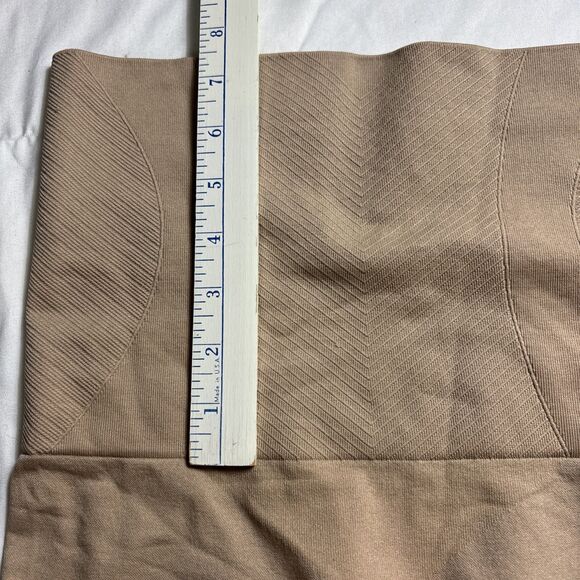 Nautica Intimates Shapewear Hi Rise Thigh Slimmer Shorts Large Beige Nude G - Picture 10 of 11